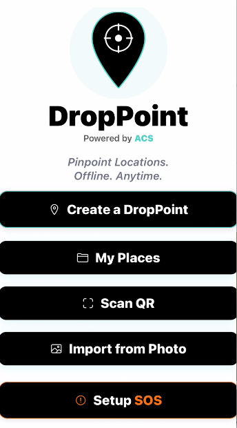 DropPoint landing page